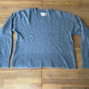 Rachel Zoe Heather Blue/ Gray Cashmere Sweater